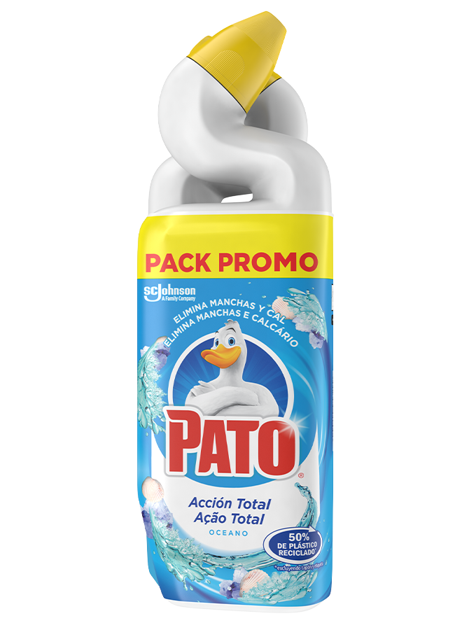 ▷ Chollo Pack x3 Pato WC Acción Total Menta para inodoro por sólo 6,10€ con  oferta 3x2 (2,03€ cada uno)