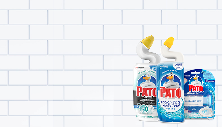 Pato Active Clean - Colgador wc, frescor intenso, perfuma limpia y  desinfecta el inodoro, aroma Marine. (Pack 8 unidades)