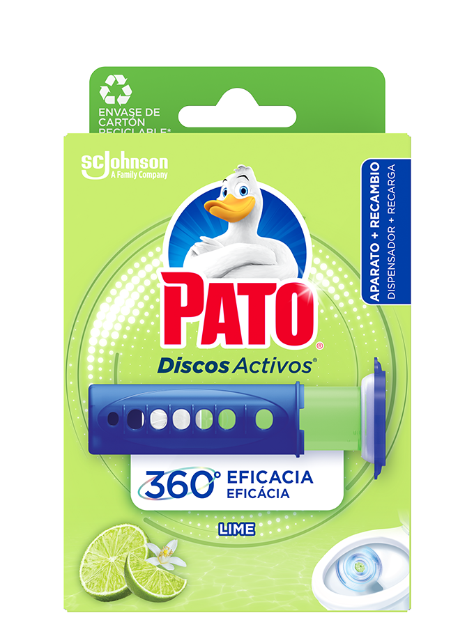 Discos activos WC kiss flowers - Pato - aplicador + 6 discos - E